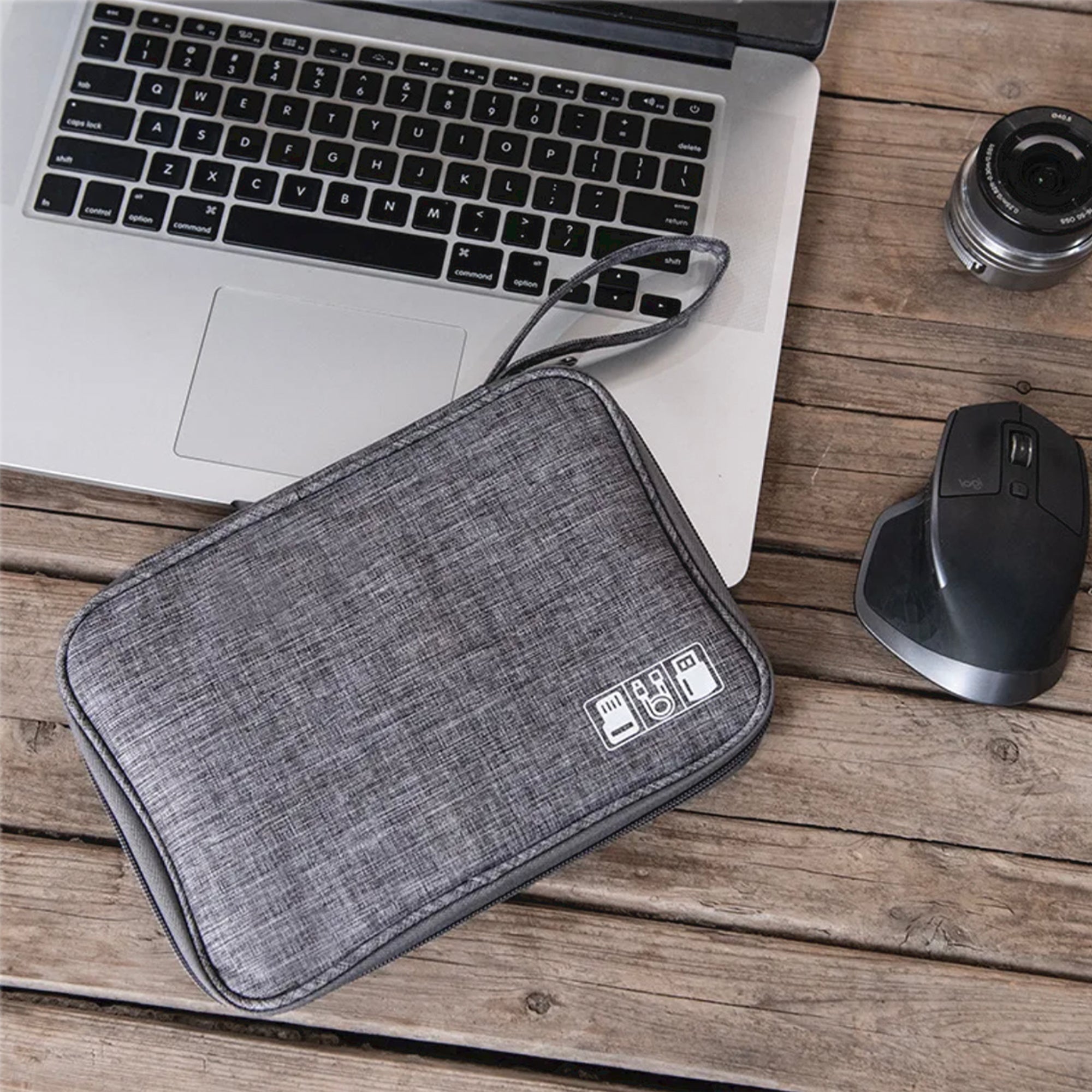 Apple Watch organizer/travel case - gray