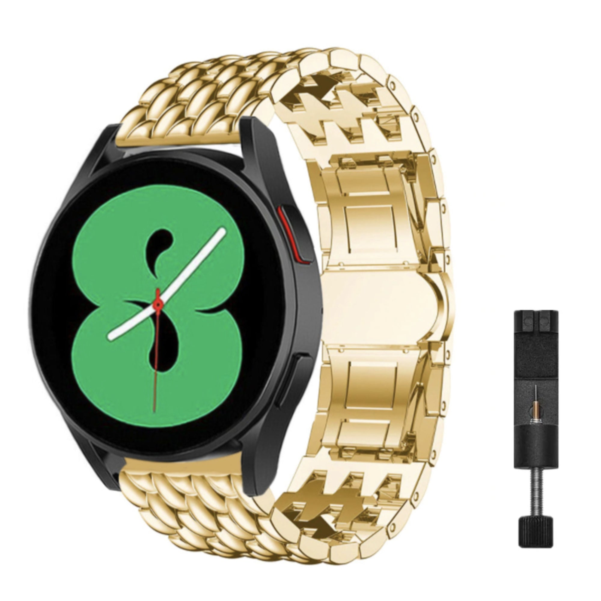 Samsung Galaxy Watch dragon strap for watch 6 & 7 - gold