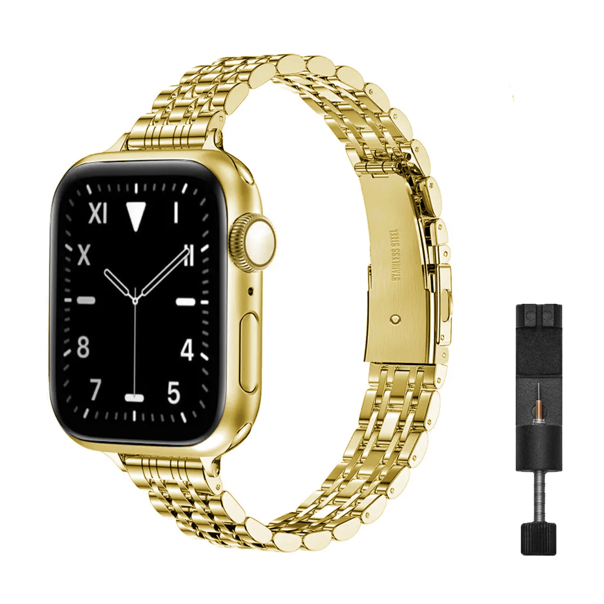 Apple Watch slim inspired strap - gold