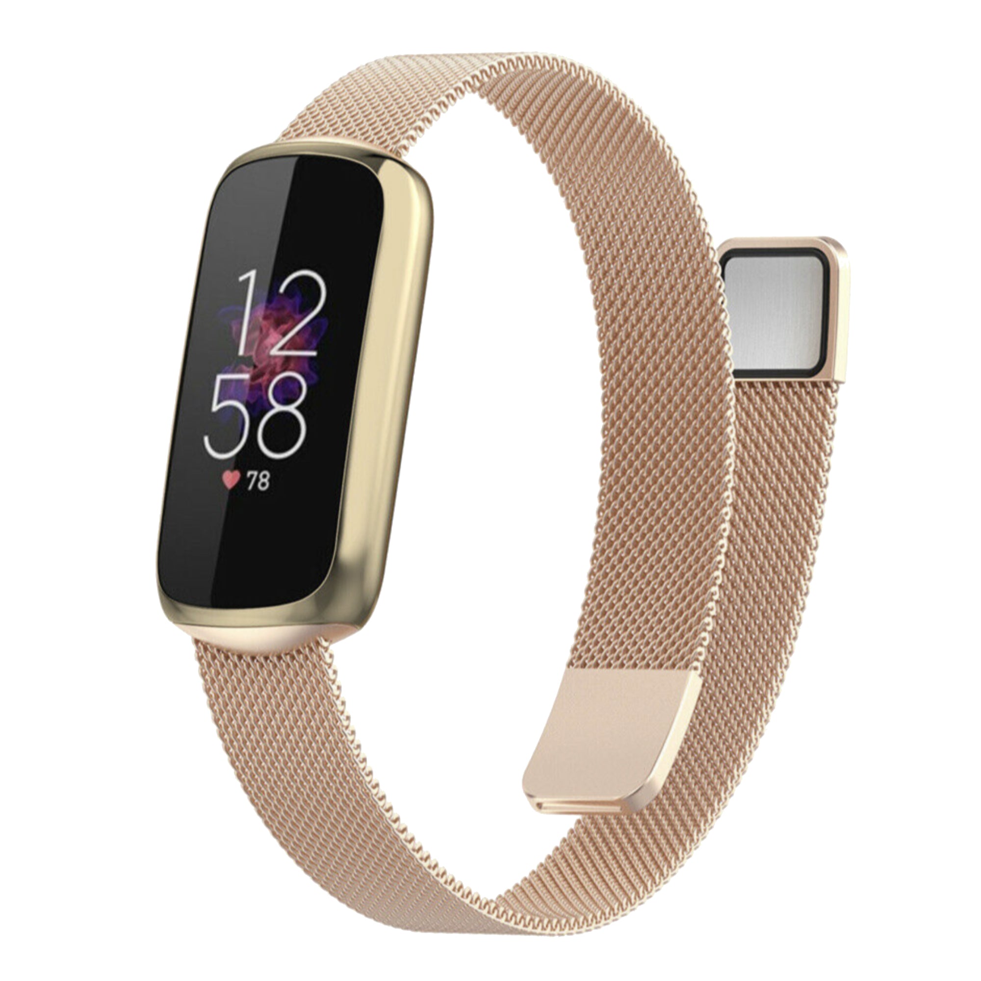 Fitbit Luxury Milanese band - champagne