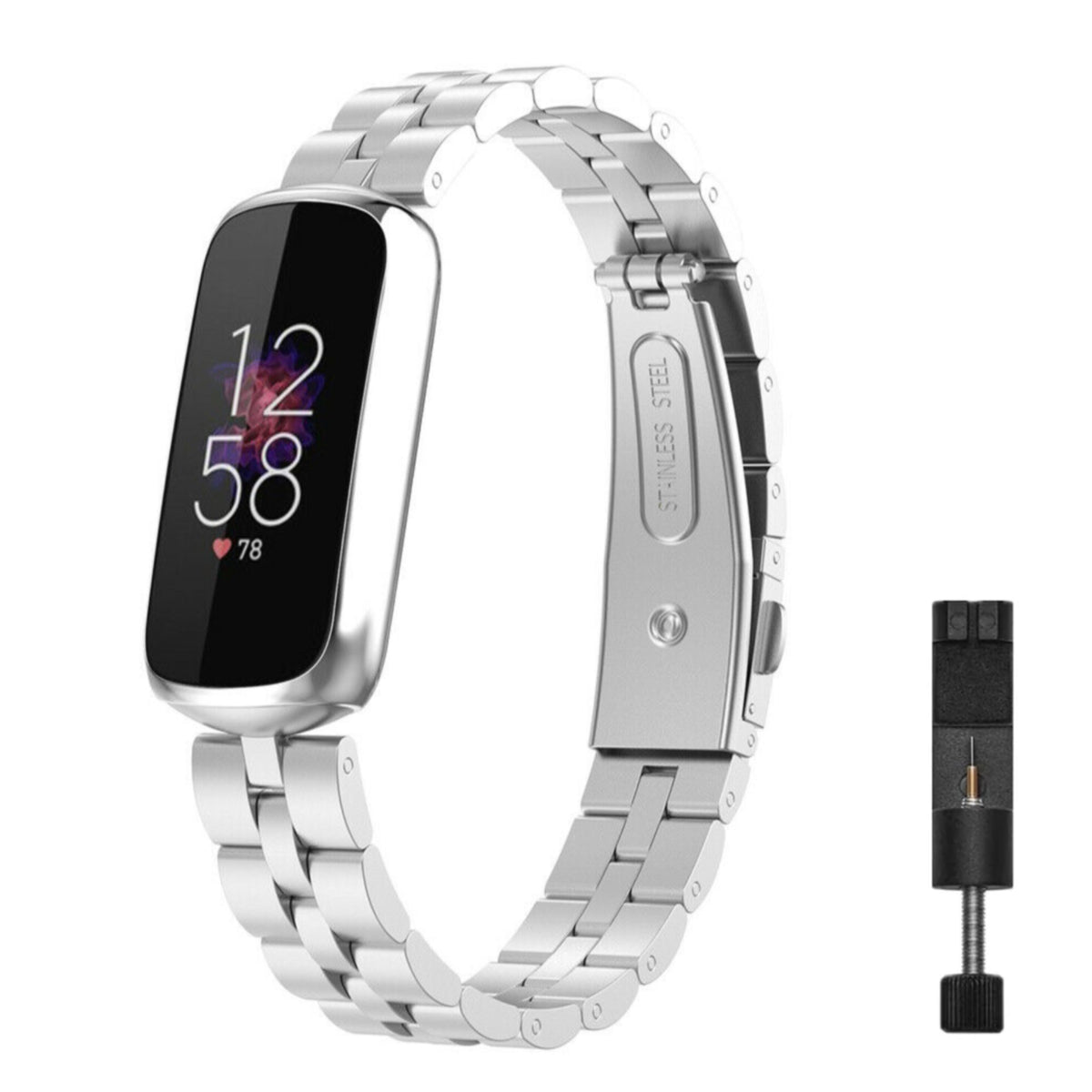 Fitbit Luxury Steel Band - Silver