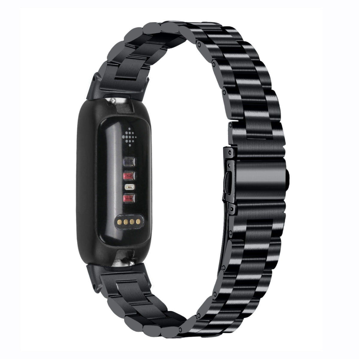 Fitbit inspire 3 steel band - black