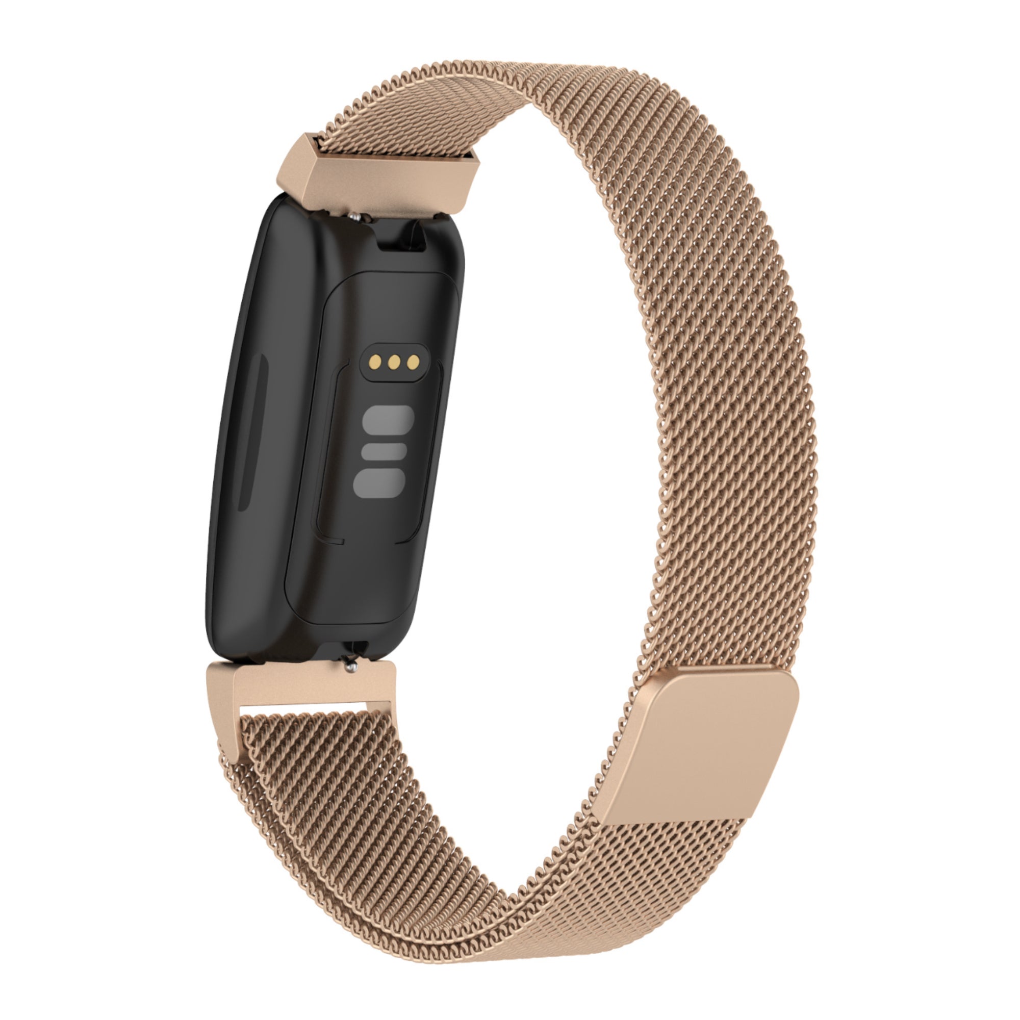 Fitbit inspire milanese band - rose gold