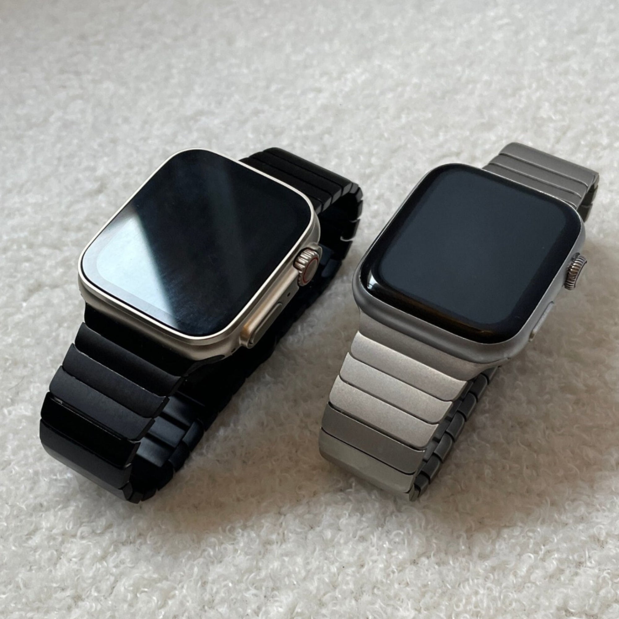 Apple Watch steel link band - silver