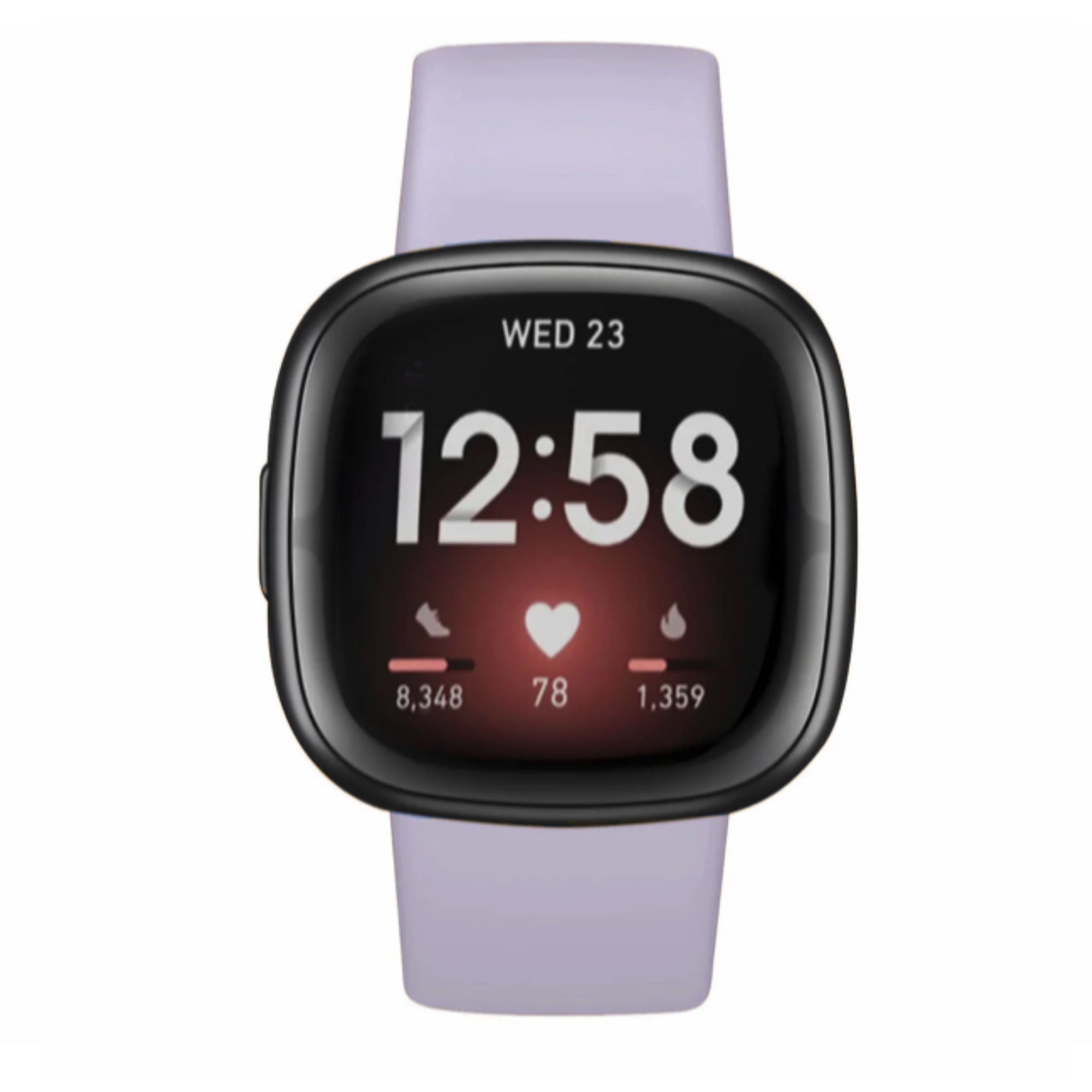 Fitbit Versa 3 / 4 / Sense silicone strap - purple