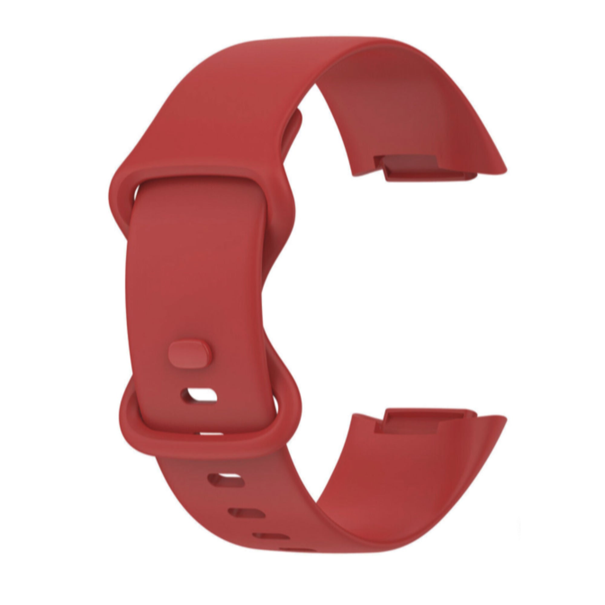 Fitbit Charge 5/6 silicone strap - red