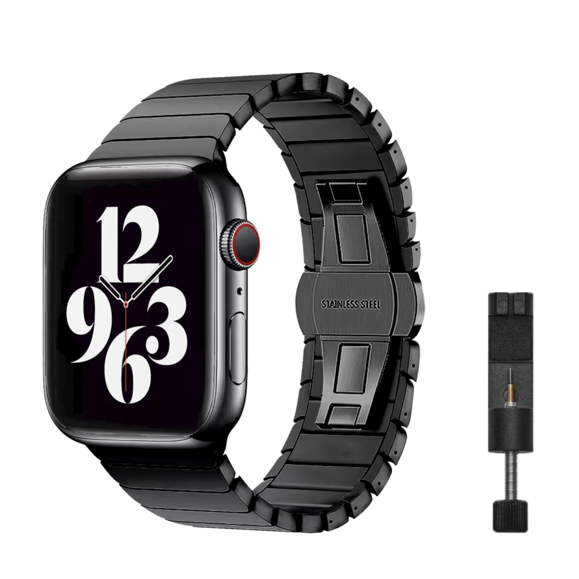 Apple Watch Steel Link Band - Black