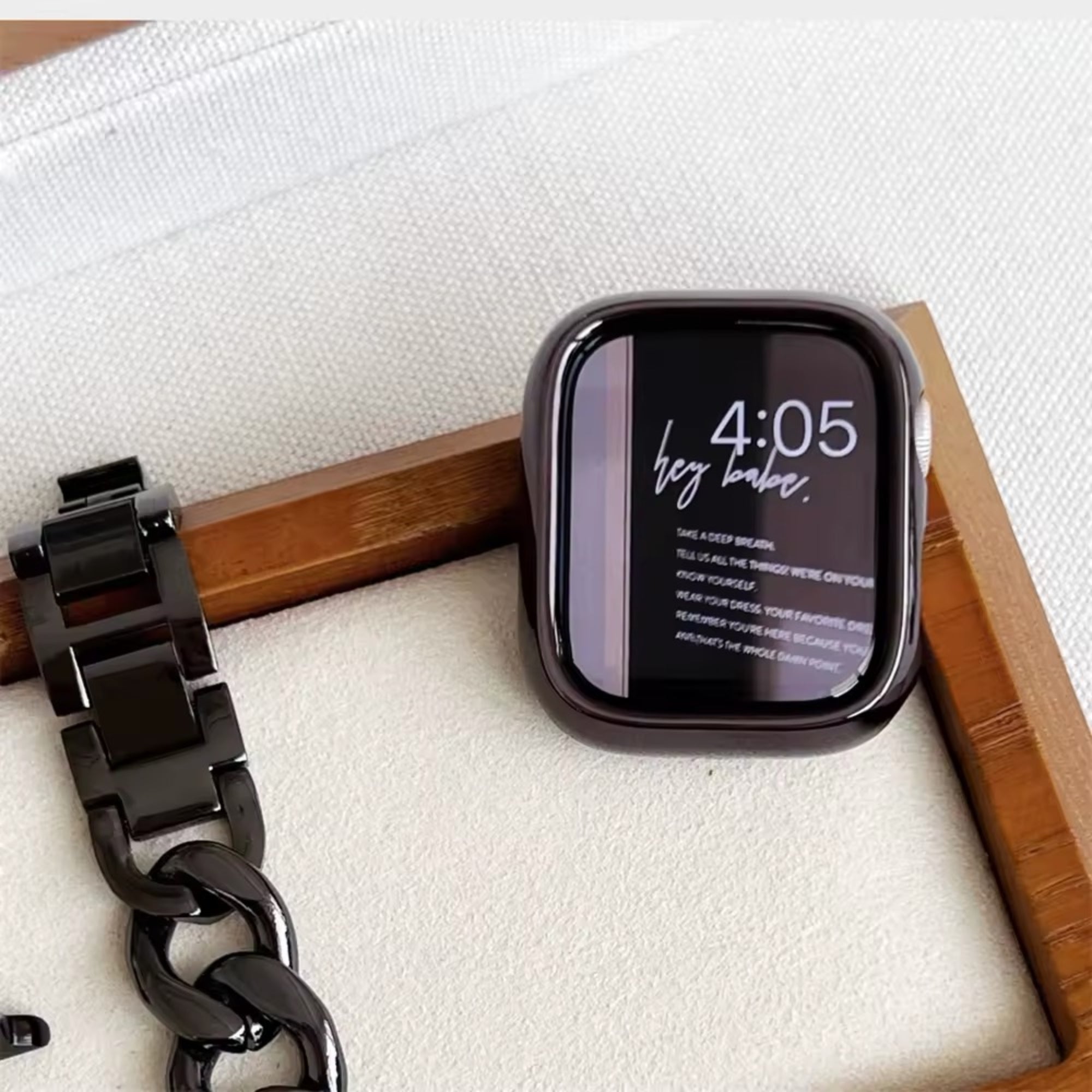Apple Watch bumper - black
