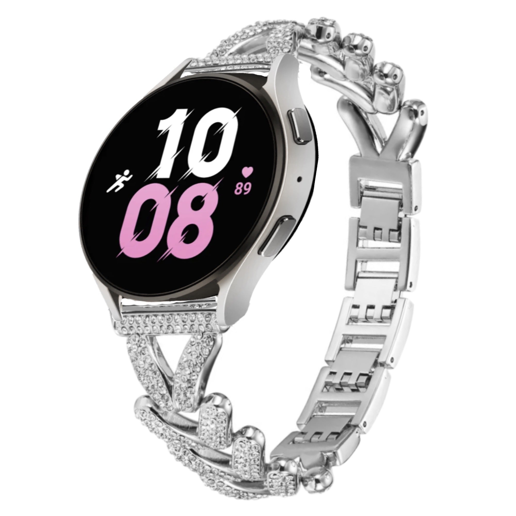 Samsung Galaxy Watch diamond V strap - silver