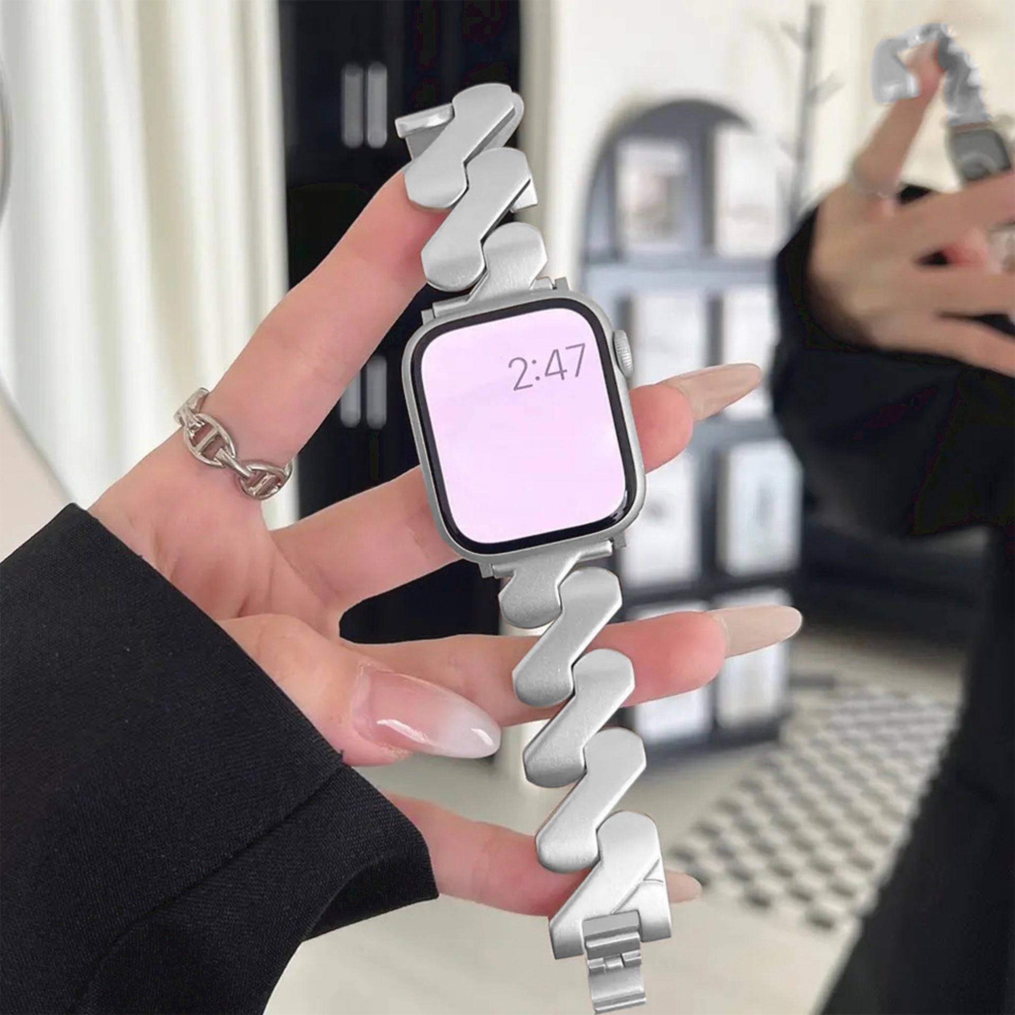 Apple Watch Z strap - silver