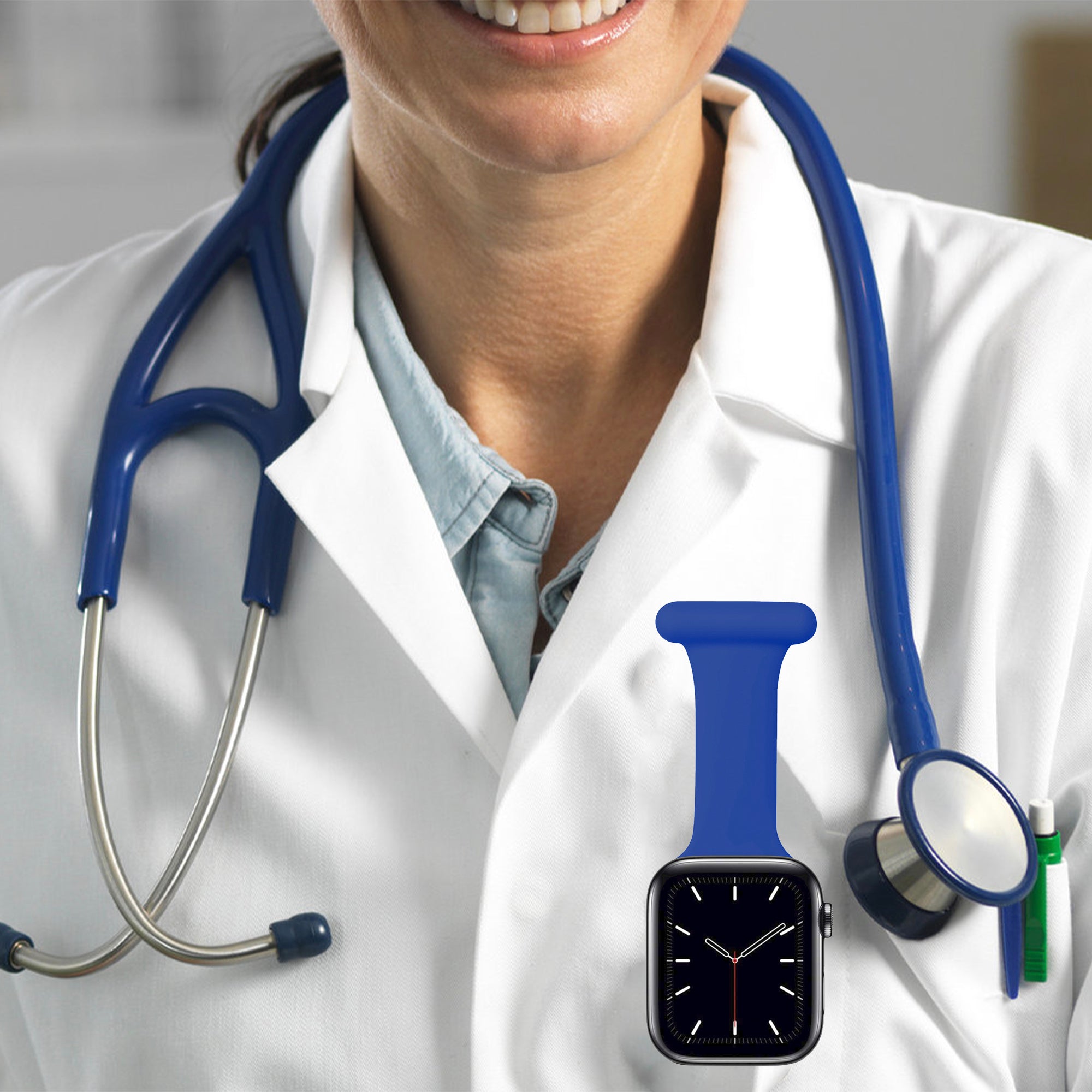 Apple Watch nurse band - blue