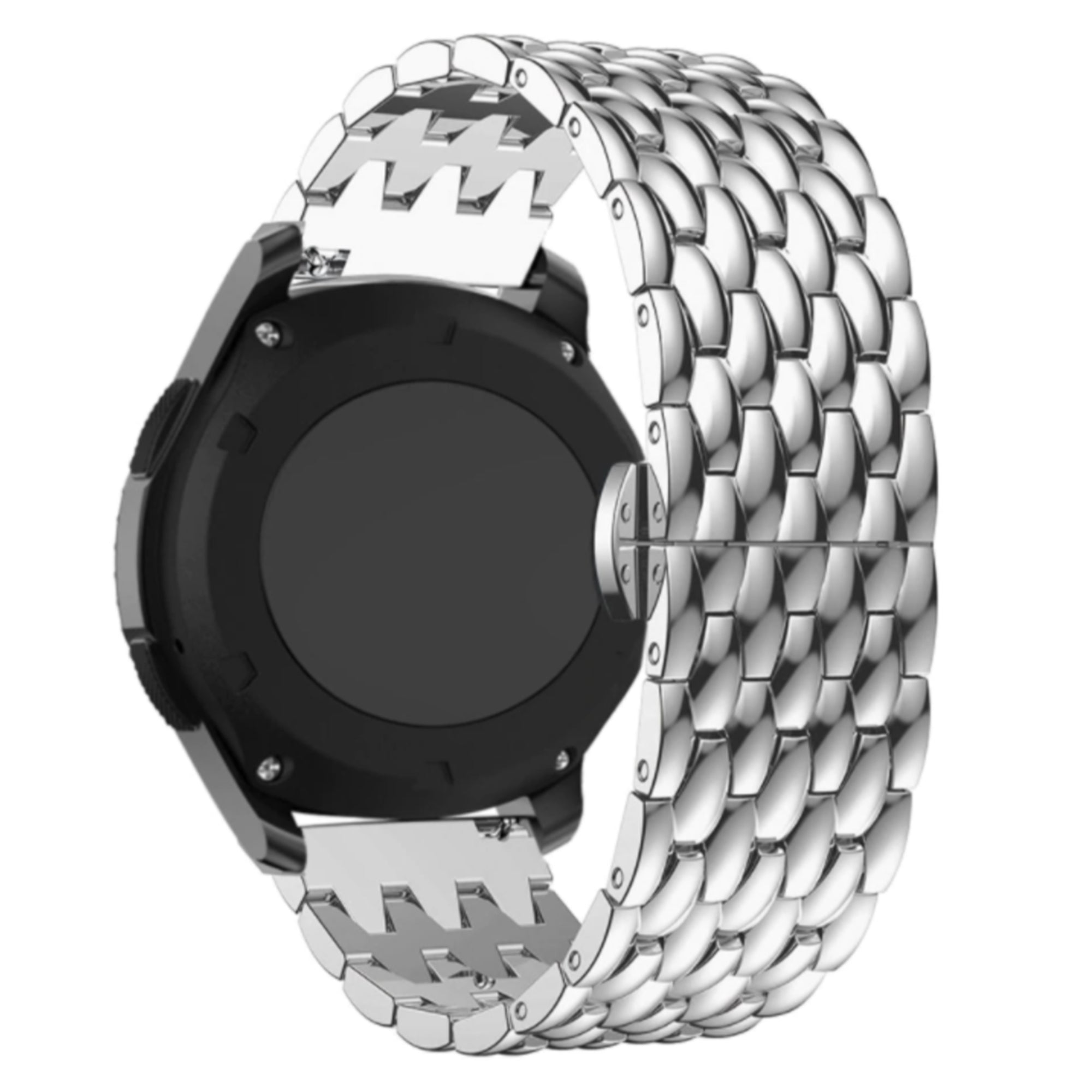 Samsung Galaxy Watch dragon strap for watch 6 & 7 - silver