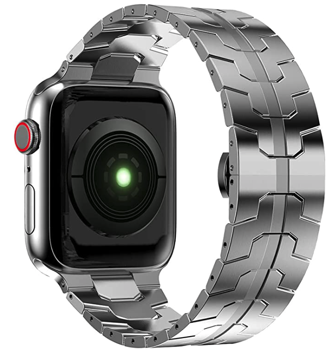 Apple Watch iron band - silver