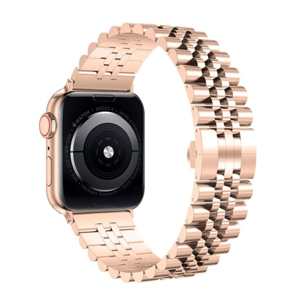 Apple Watch steel jubilee strap - rose