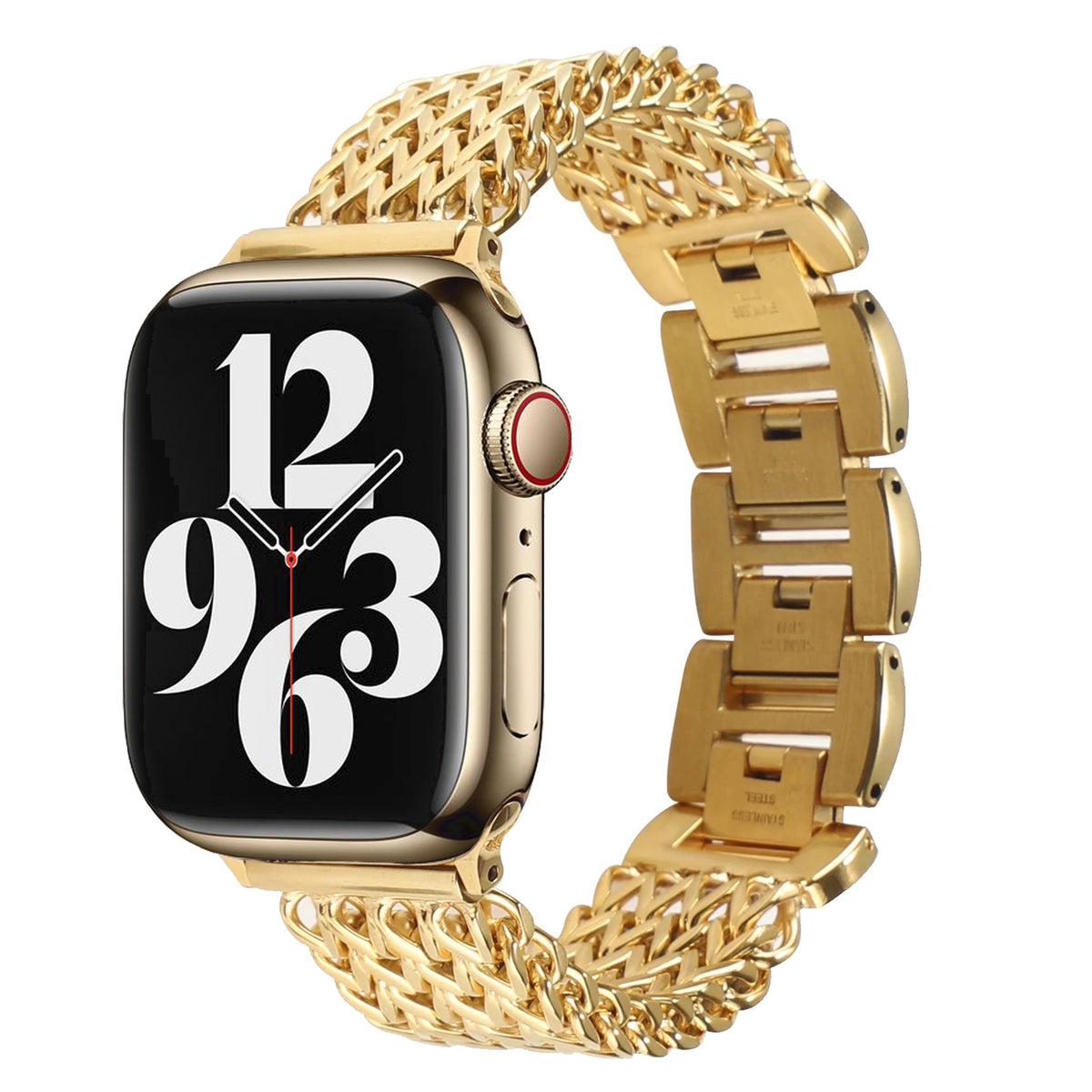 Apple Watch herringbone strap - gold
