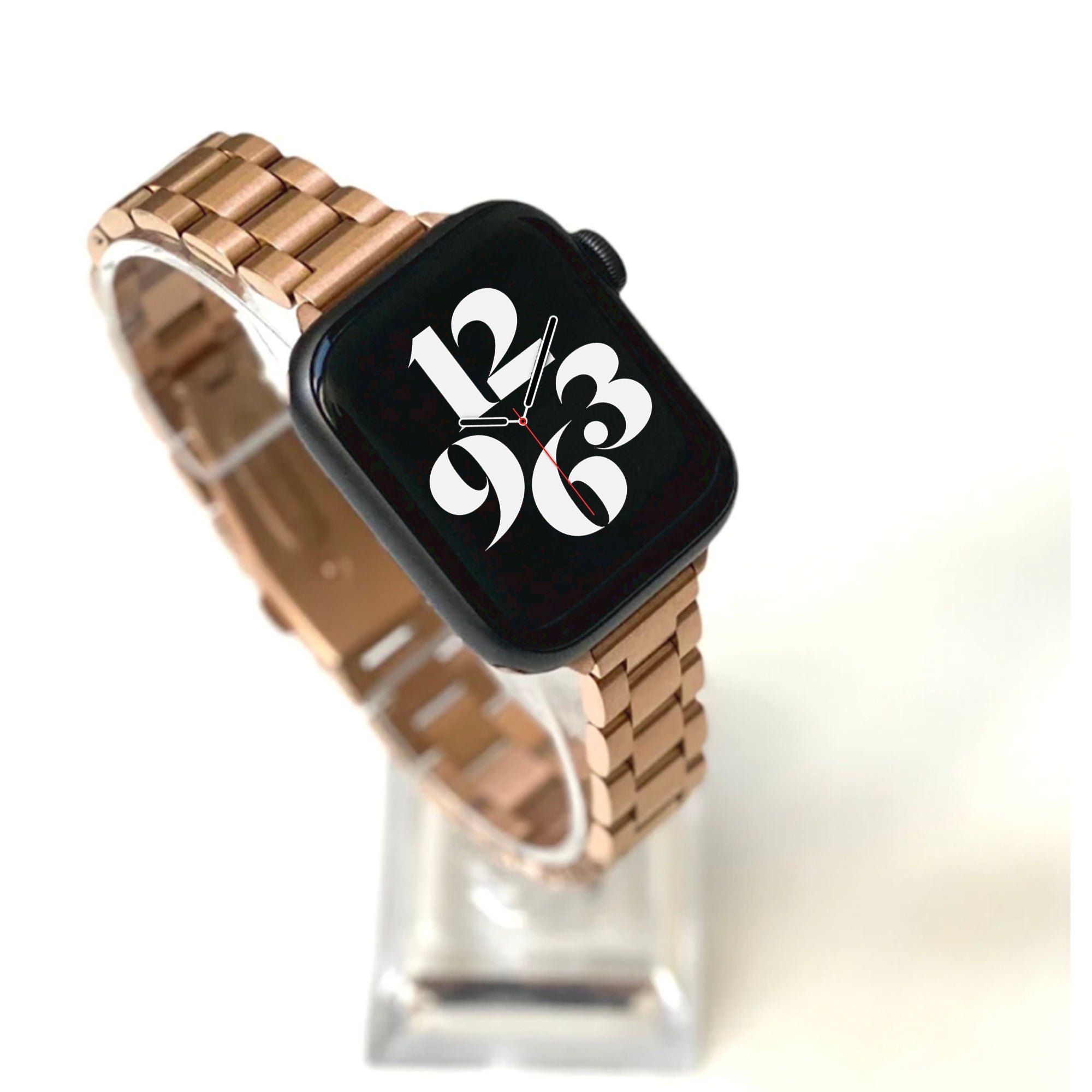 Apple Watch steel link strap slim - rose