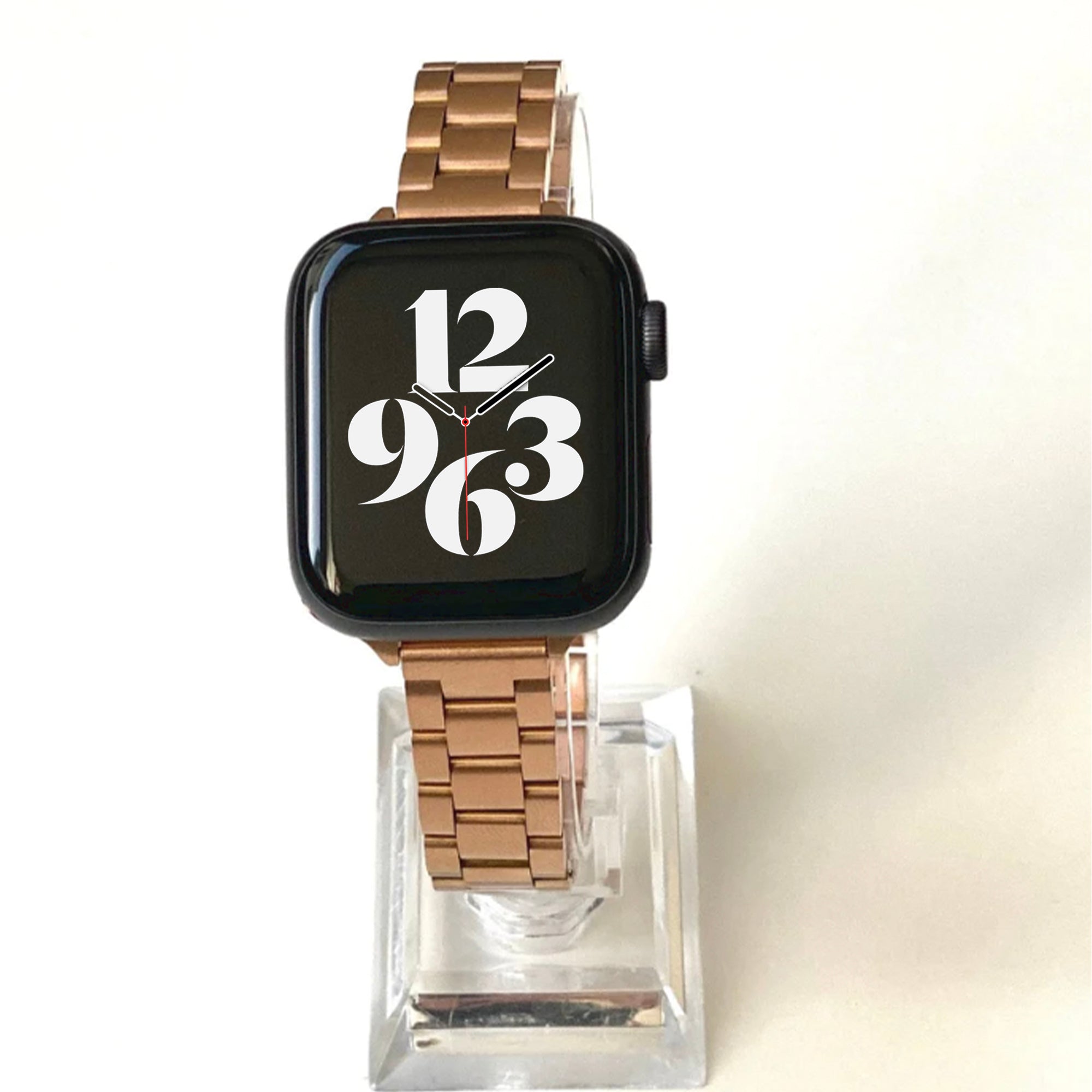 Apple Watch steel link strap slim - rose