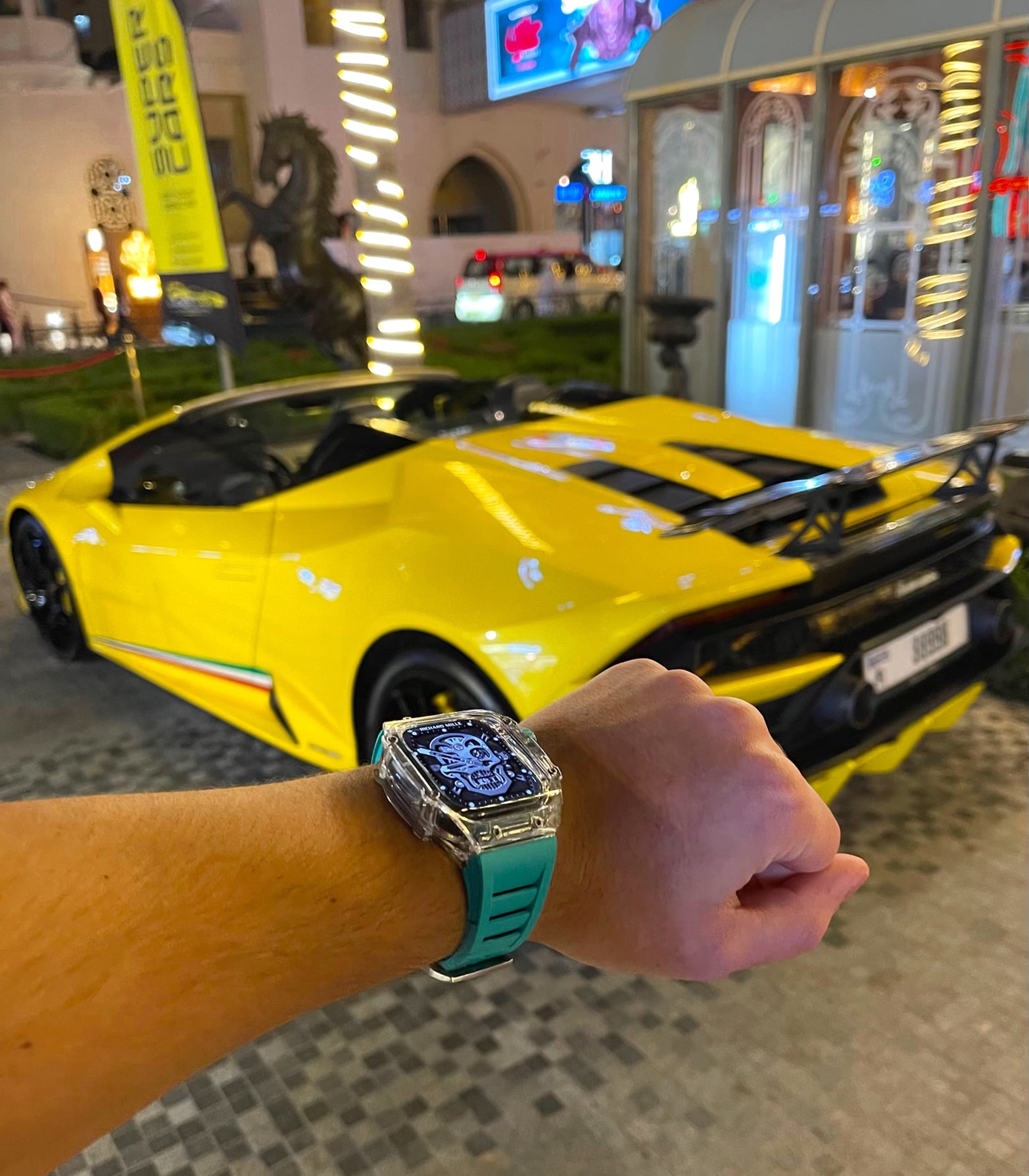 Apple Watch luxury sapphire band - mint