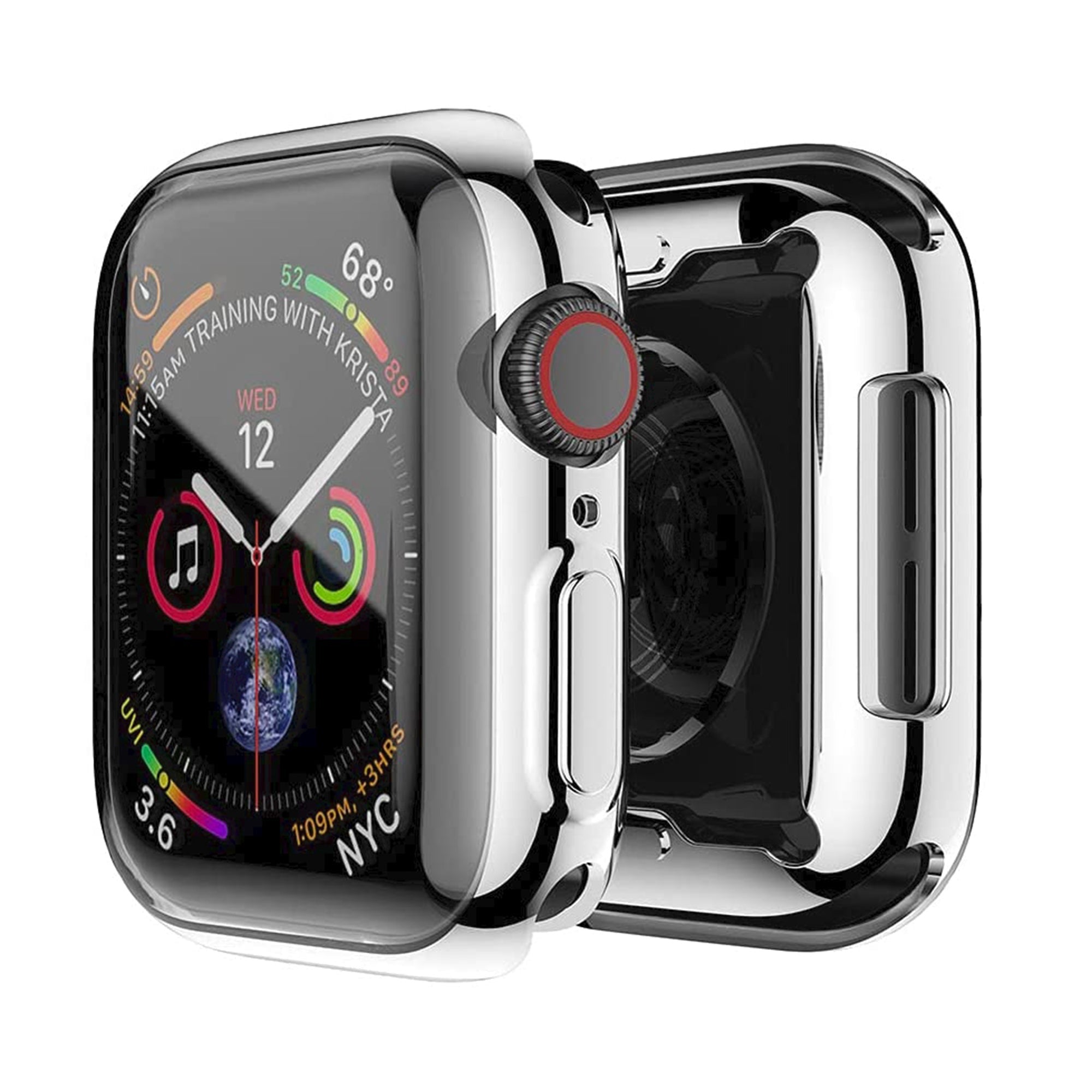 Apple Watch silicone case - silver