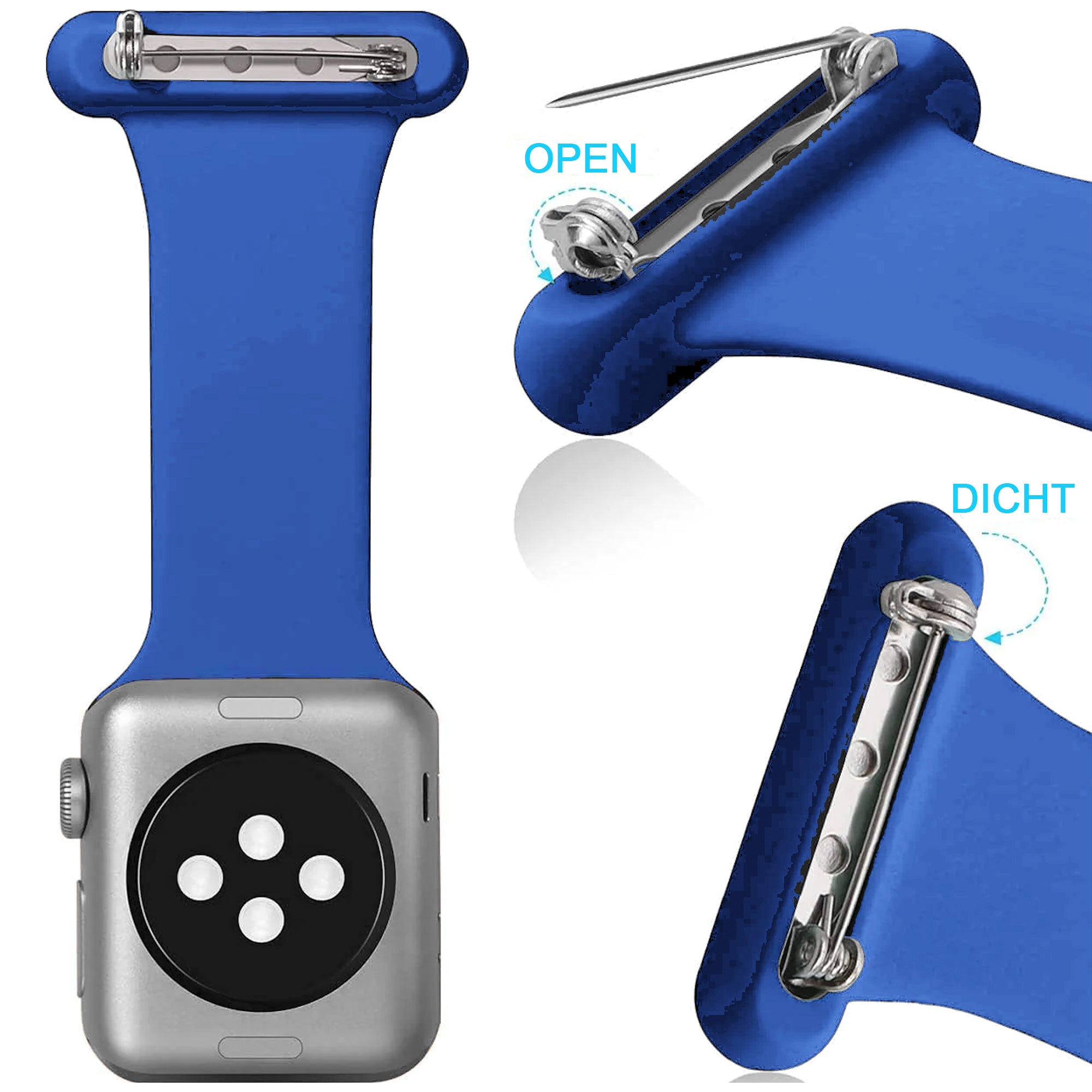 Apple Watch verpleegkundige band - blauw