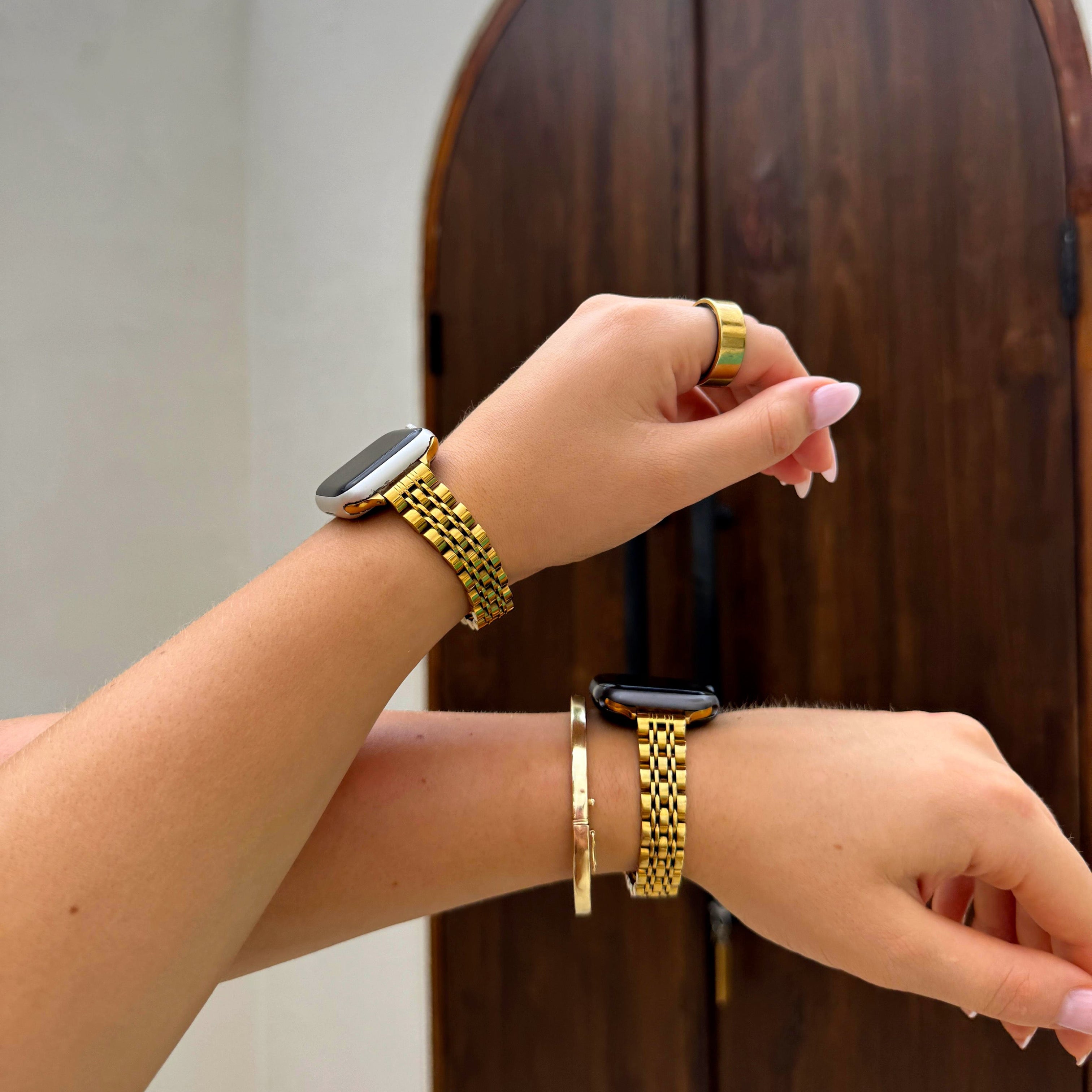 Apple Watch slim inspired strap - gold 