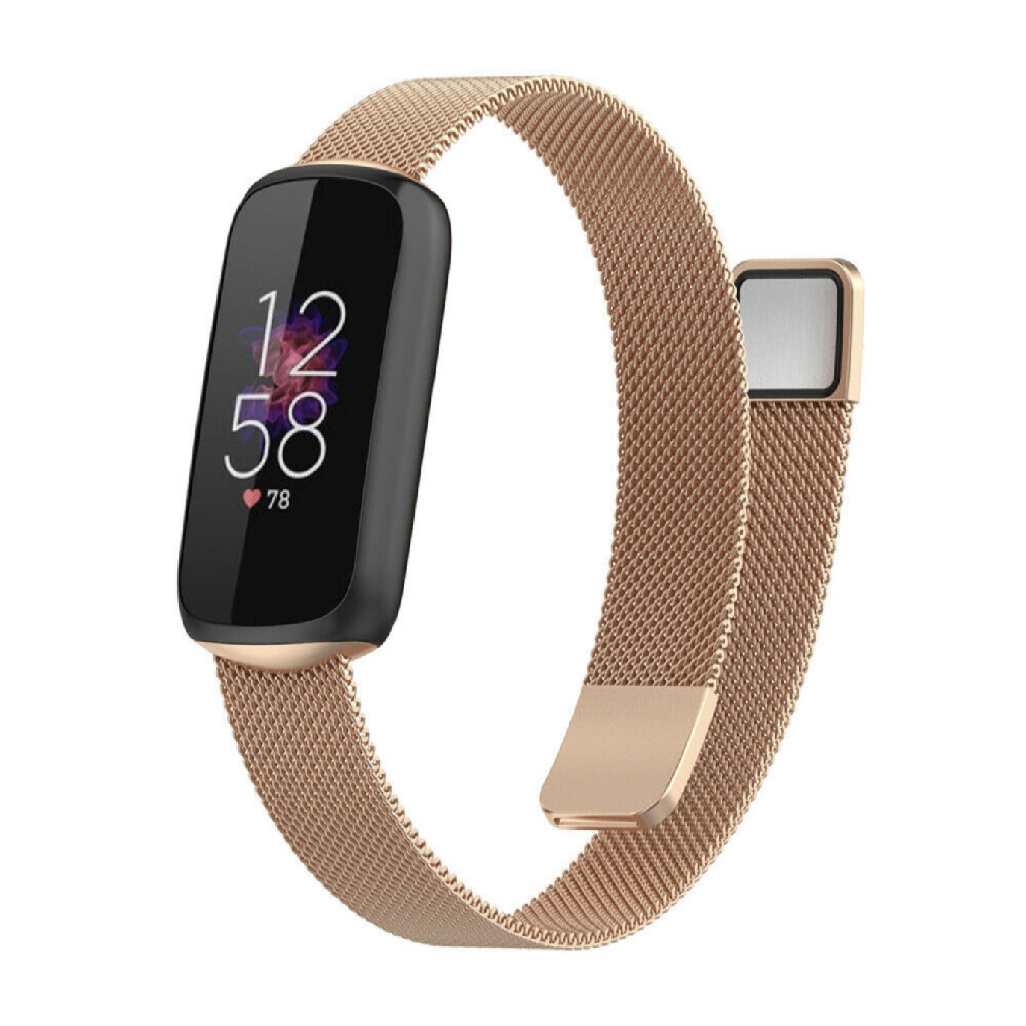 Fitbit Luxury Milanese band - rose gold