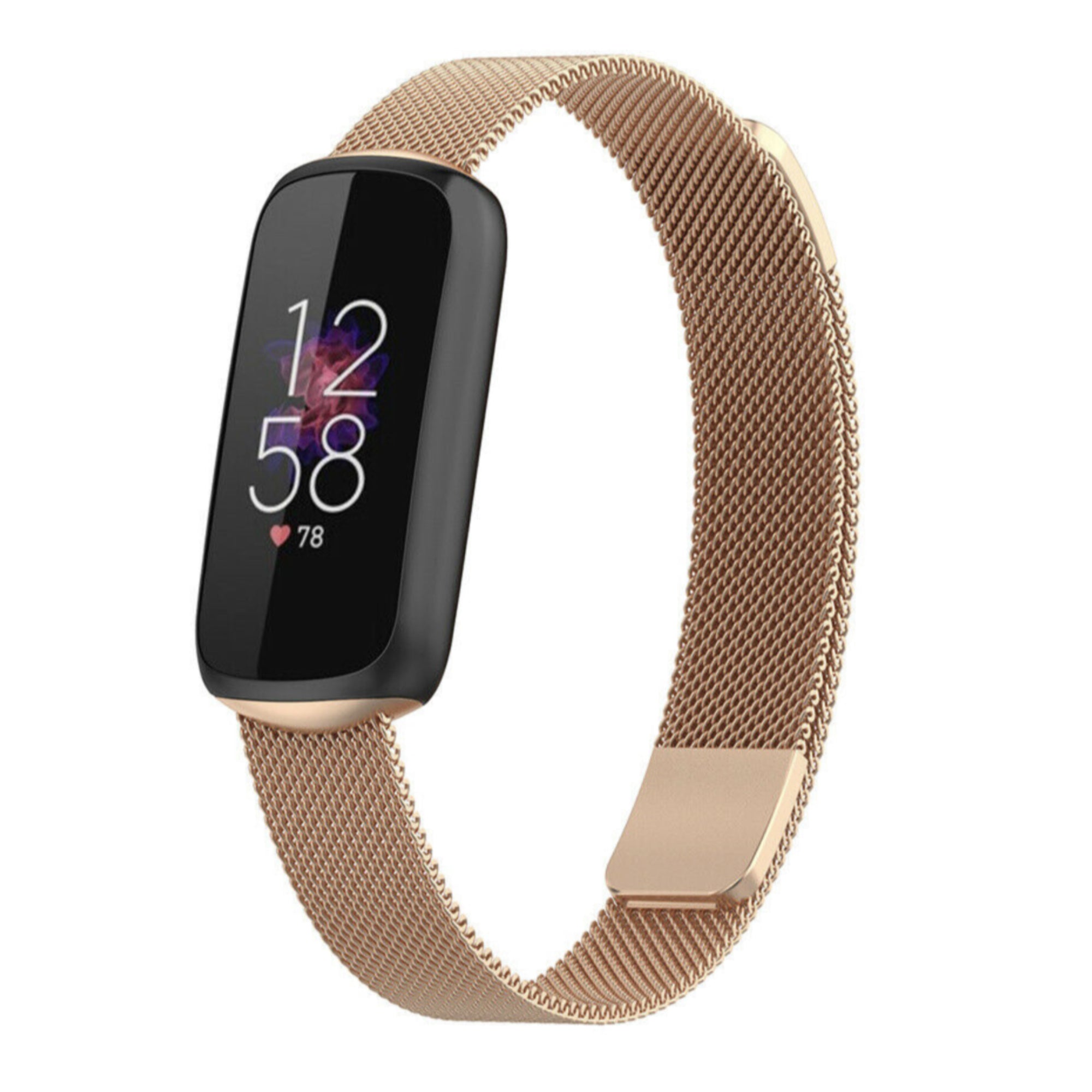Fitbit Luxury Milanese band - rose gold