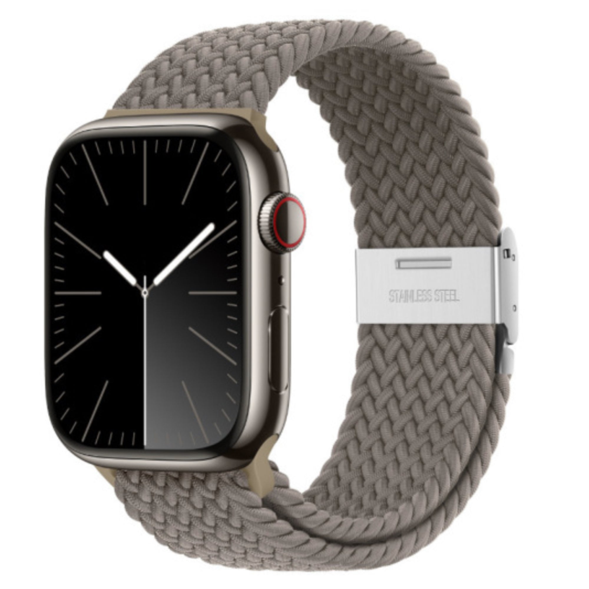 Apple Watch braided loop adjustable - clay