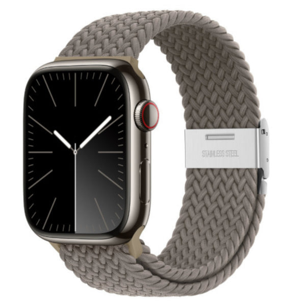 Apple Watch braided loop adjustable - clay