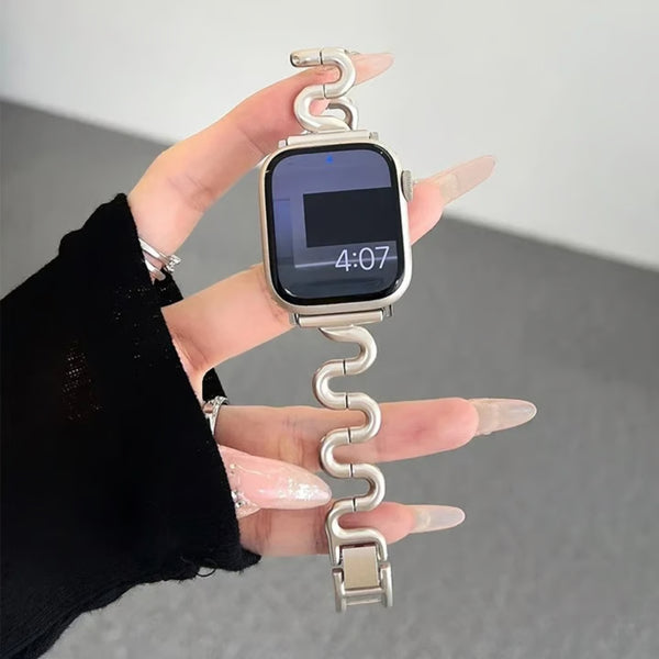 Apple Watch inspiriertes Schlangenarmband – Sternenlicht