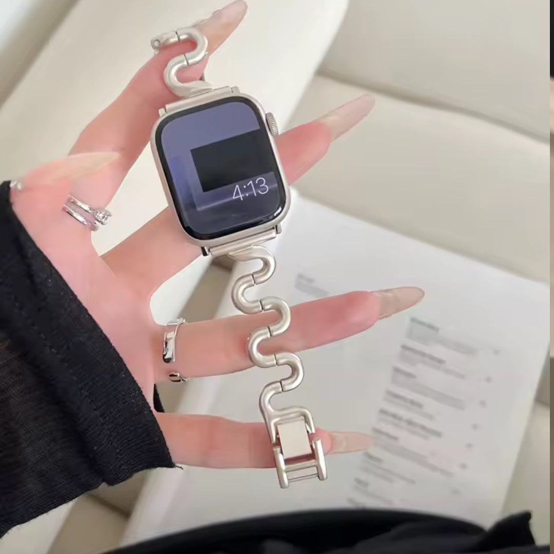 Apple Watch inspiriertes Schlangenarmband – Sternenlicht