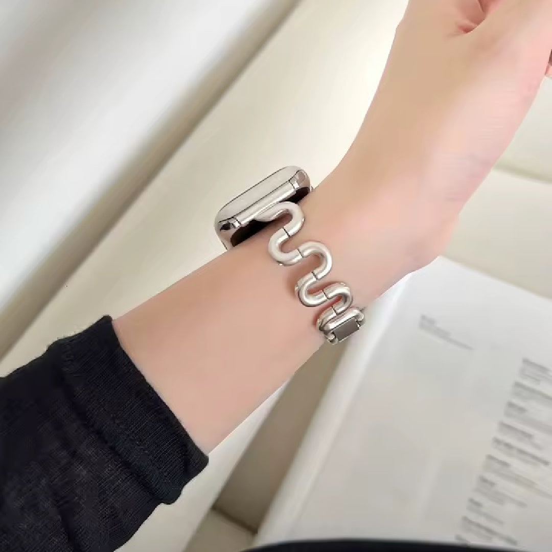 Apple Watch inspiriertes Schlangenarmband – Sternenlicht