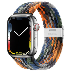 Apple Watch braided loop adjustable - lime