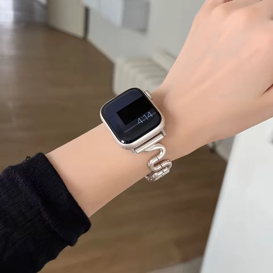 Apple Watch inspiriertes Schlangenarmband – Sternenlicht