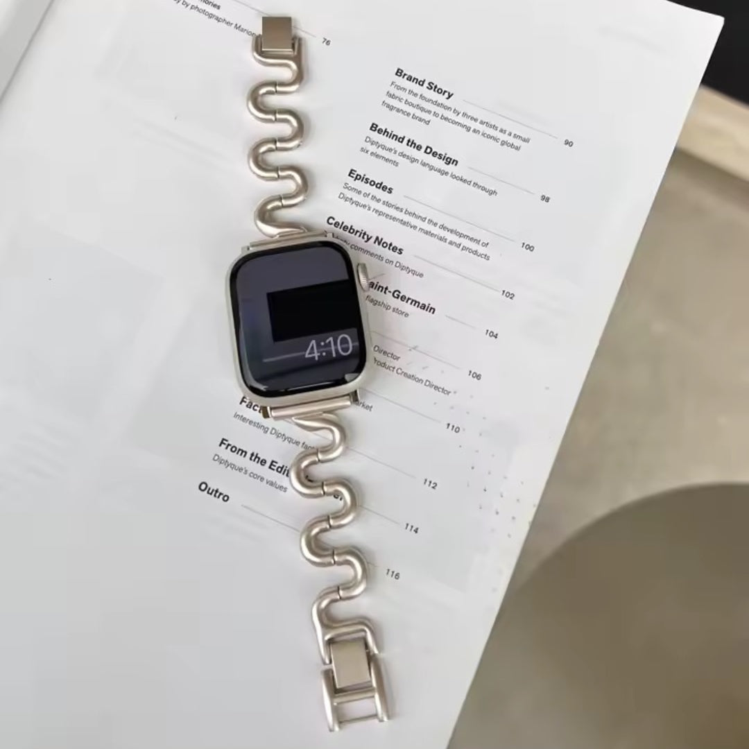 Apple Watch inspiriertes Schlangenarmband – Sternenlicht