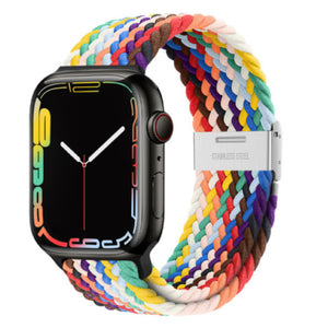 Apple Watch braided loop adjustable - lime