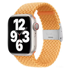 Apple Watch braided loop adjustable - lime