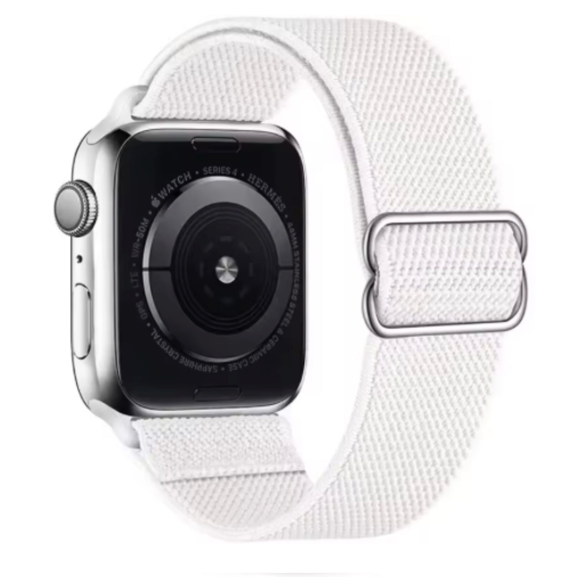 Apple Watch nylon strap adjustable - white
