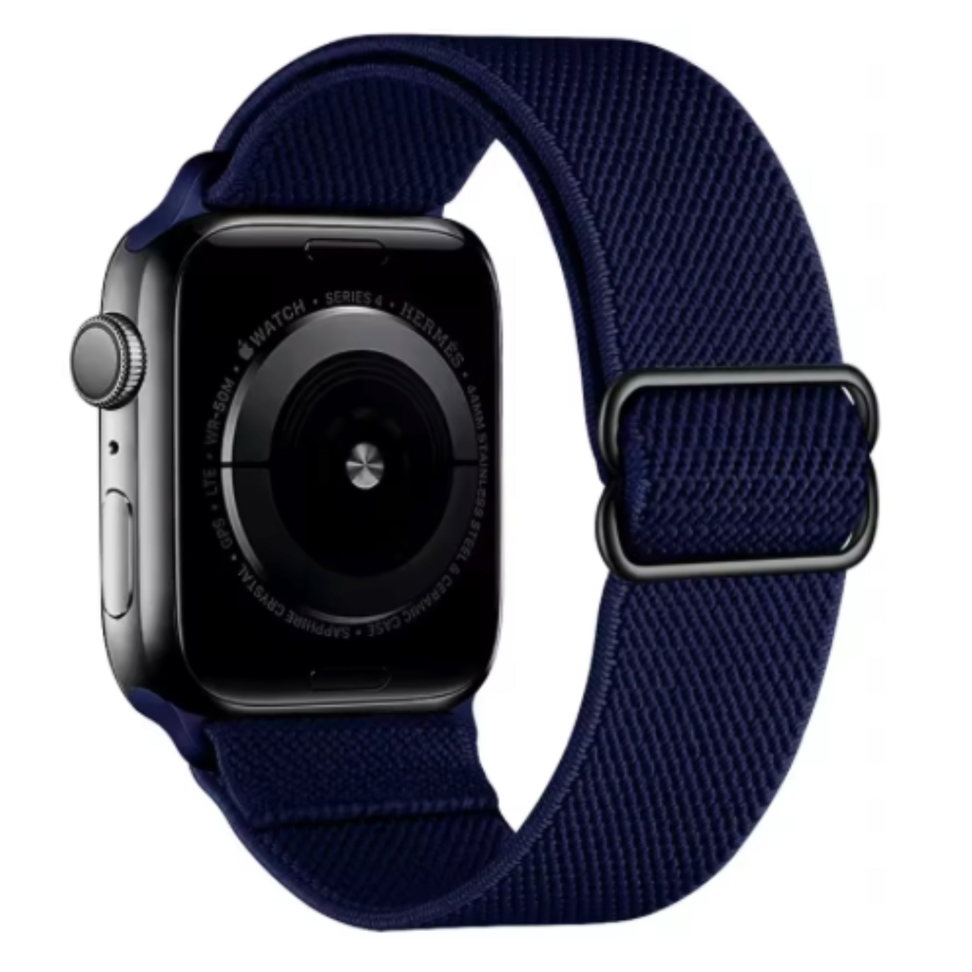 Apple Watch nylon band verstelbaar - midnight blue