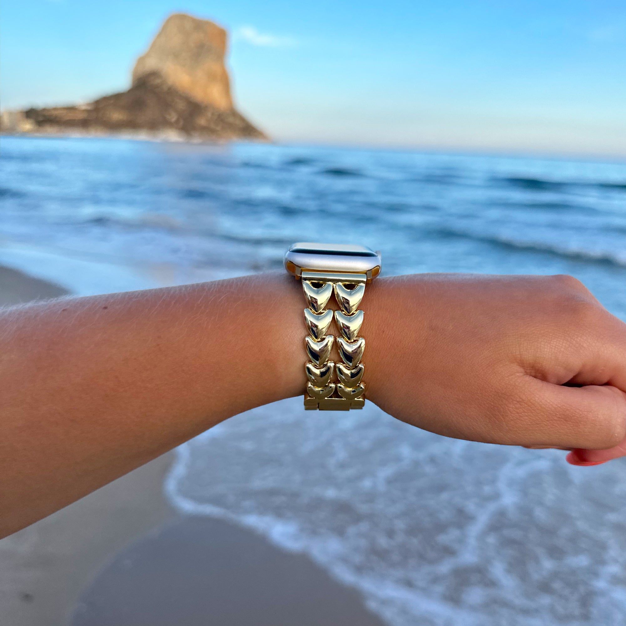 Apple Watch double love band - goud