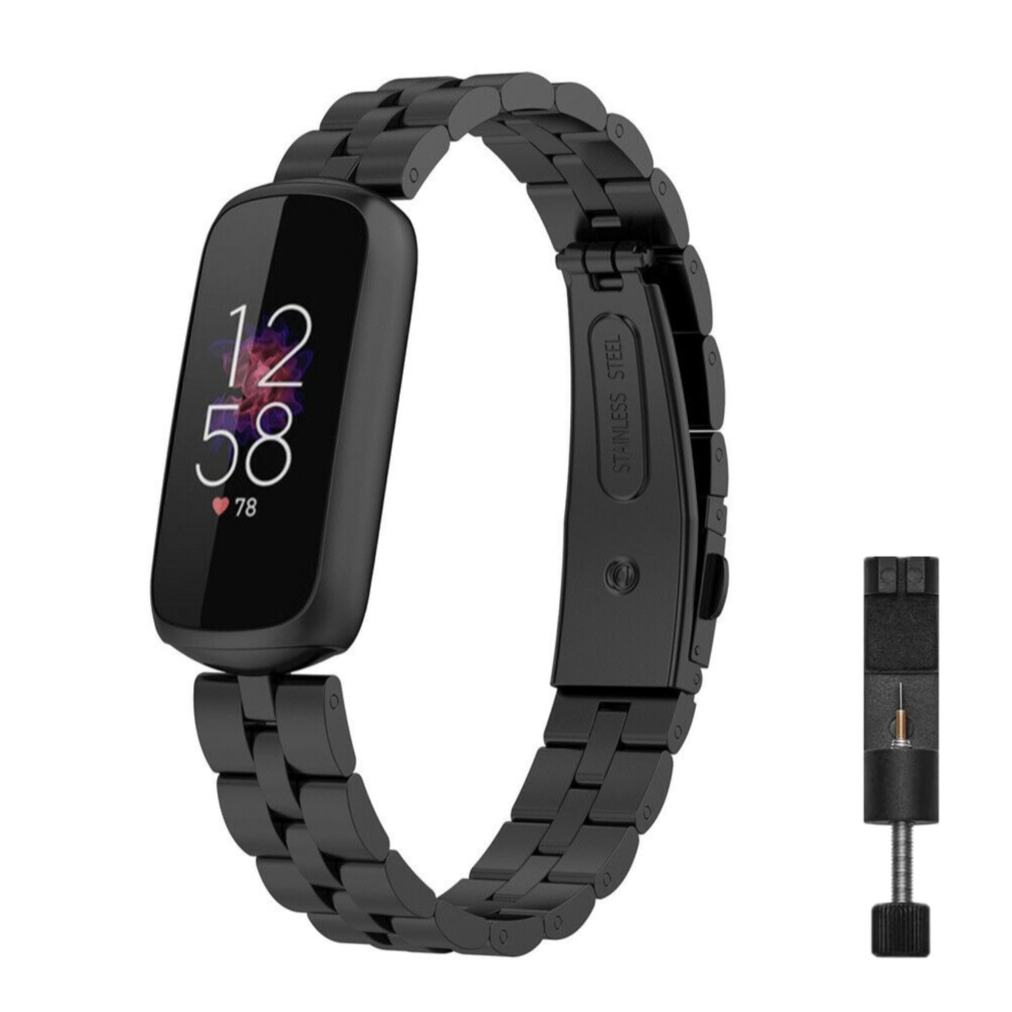 Fitbit Luxury Steel Band - Black