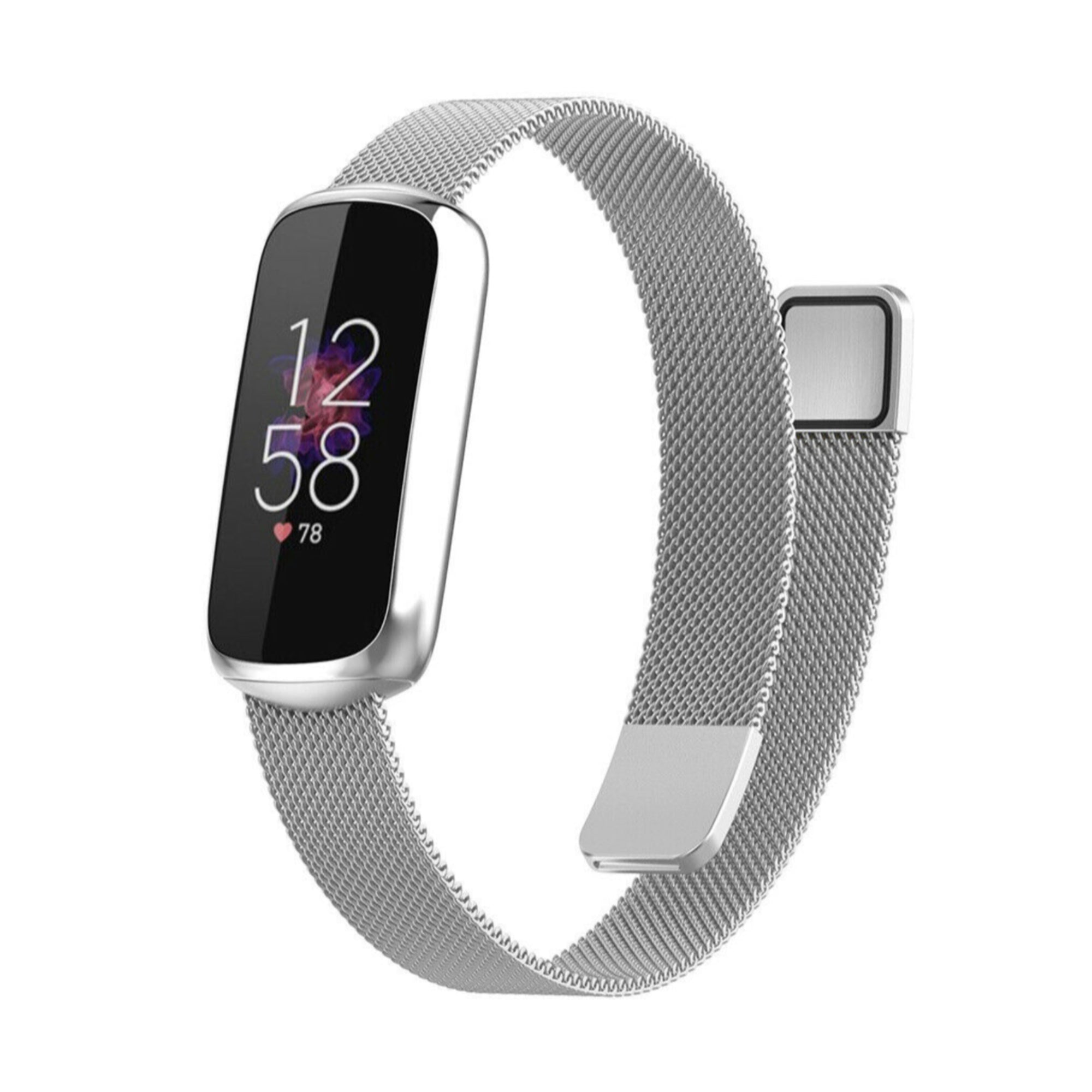Fitbit Luxury Milanese band - silver