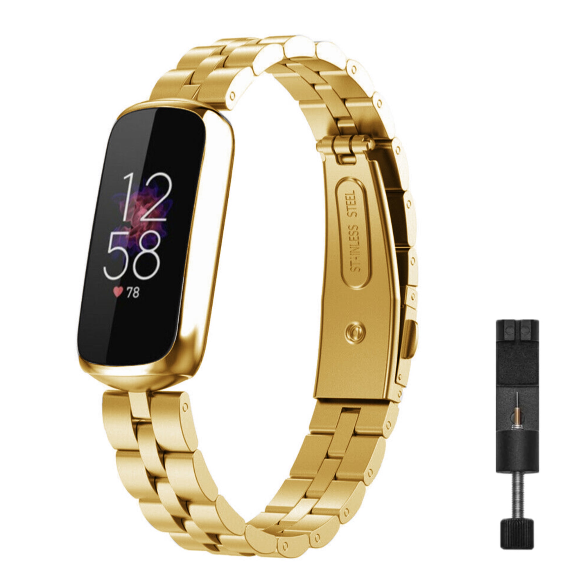 Fitbit Luxury steel band - gold