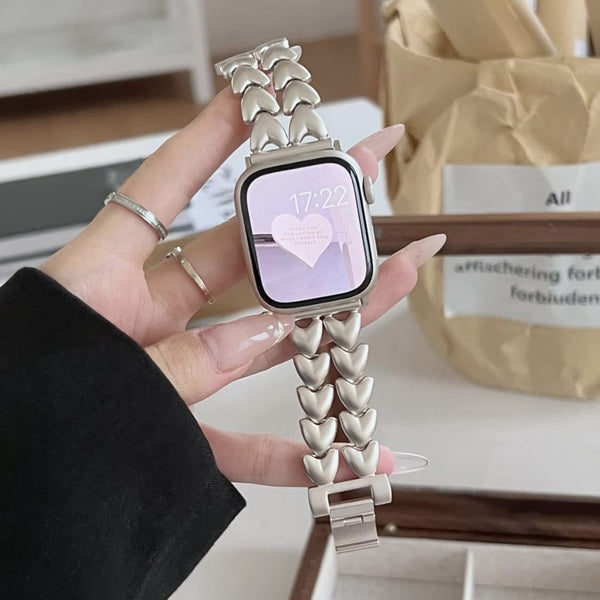 Doppeltes Liebesarmband der Apple Watch – Sternenlicht
