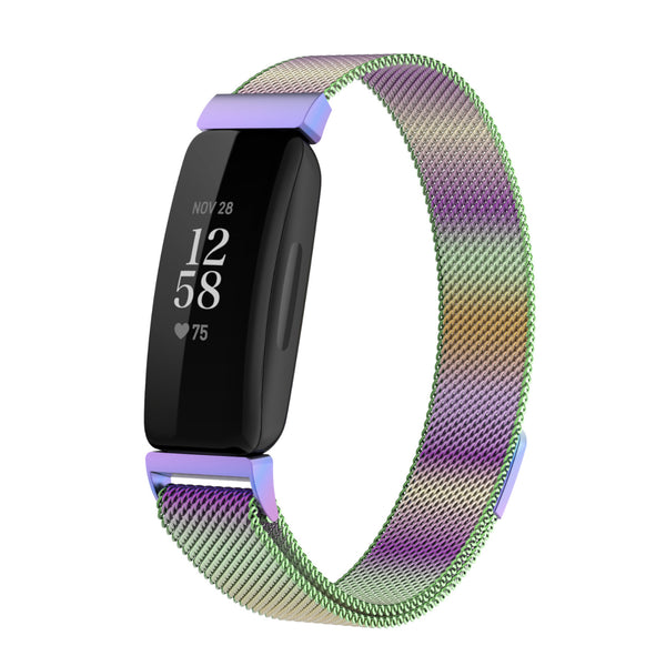 Fitbit inspire milanese band - rainbow