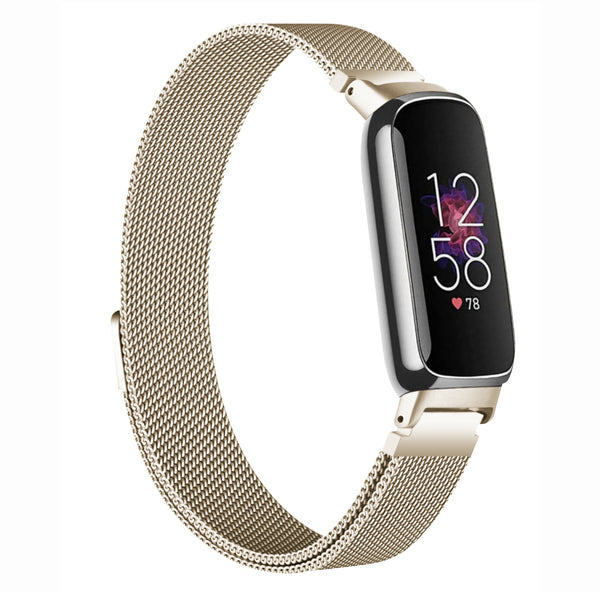 Fitbit inspire 3 milanese band - champagne