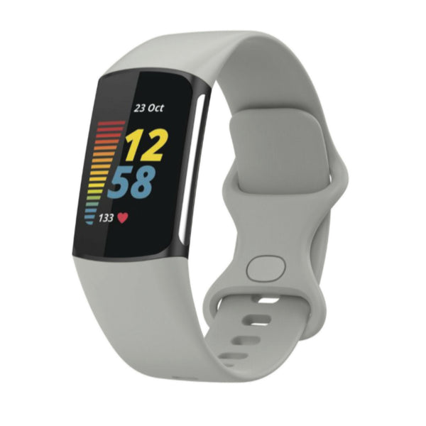 Fitbit Charge 5/6 silicone strap - gray