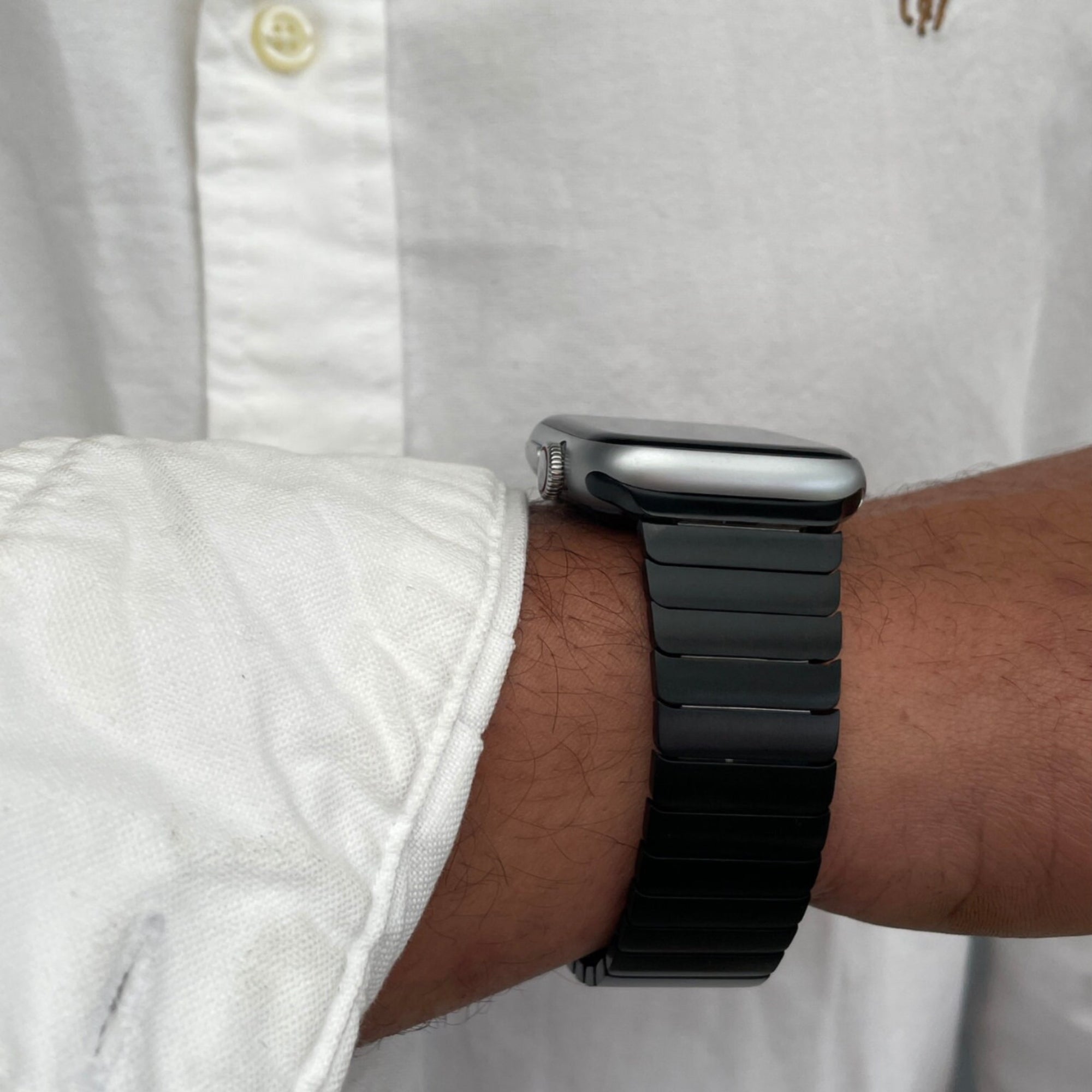 Apple Watch Steel Link Band - Black