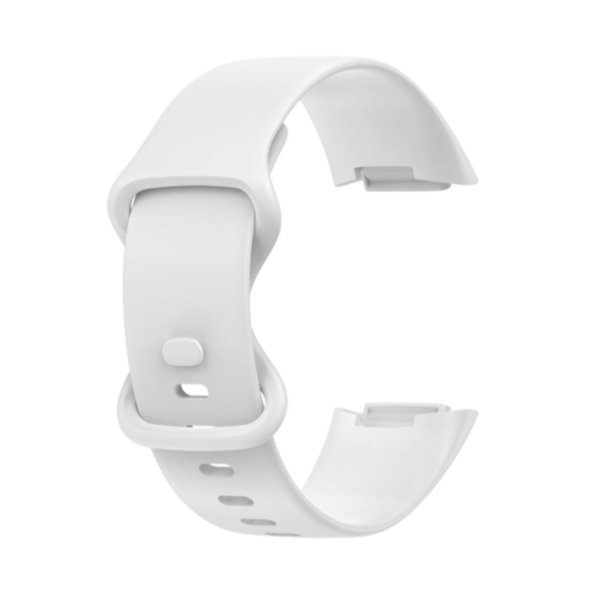 Fitbit Charge 5/6 silicone strap - white