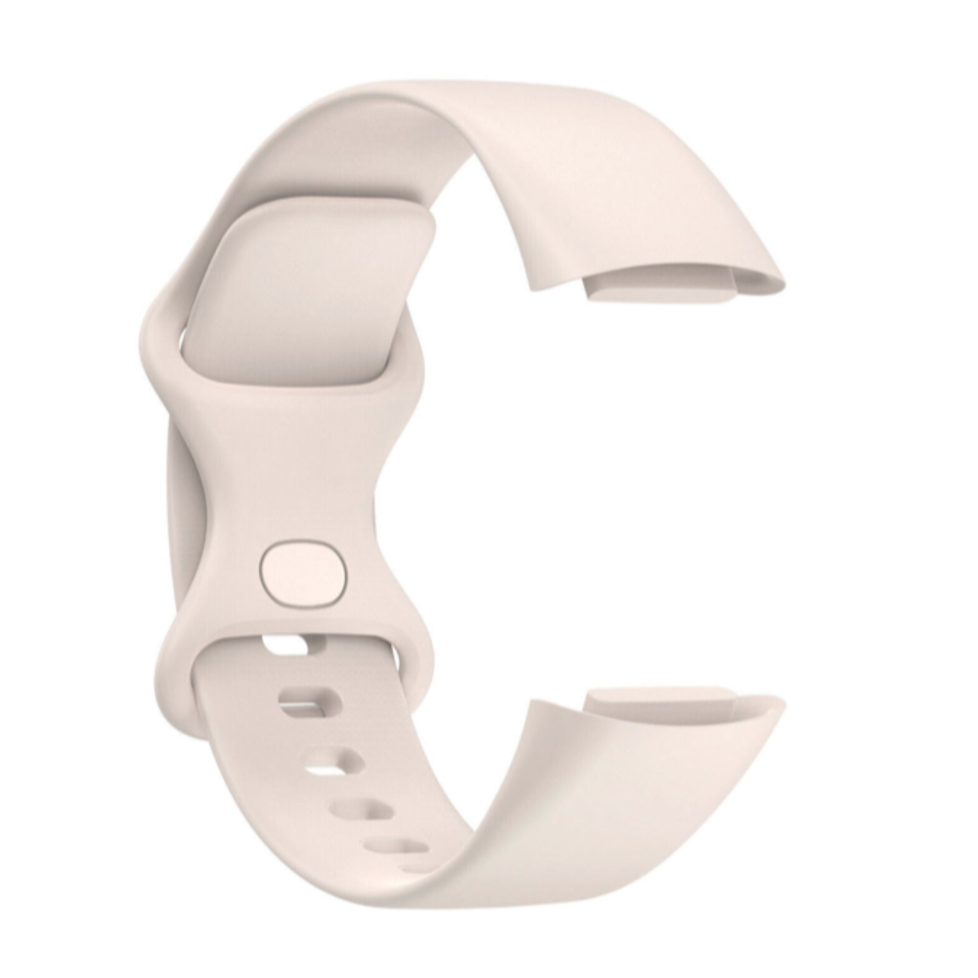 Fitbit Charge 5/6 silicone strap - starlight